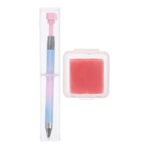 NOLITOY Wax Pencil for Rhinestones Rhinestone Picker Tool Rhinestones Dotting Pen Crystals Studs Picker Wax Pencil Pen Nail Art DIY Decoration Tool -Blue