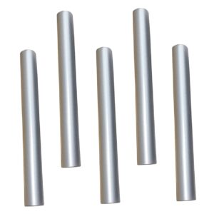 Healeved 5pcs Metal Nail Art Pen Caps Sealed Nail Covers Manicure Brush Caps Zinc Alloy Non-transparent