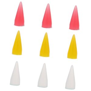 Ipetboom 9pcs Nail Art Rhinestone Picker Wax Replacement Head Tips Easy to Replace for Diy Nail Designs