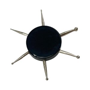 Generic 6 in 1 Nail Dotting Tool Waterproof Manicure Tool Design Marbling Durable, Black