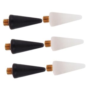 WOONEKY Rhinestone Tips Set 6pcs Replacement for Nail Art Picker Tool Easy to Apply and Clean