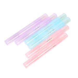 MERRYHAPY 6Pcs Nail Polish Removal Pen Safe Convenient Nail Art Tool for Decontamination for Home Salon Use Includes Light and Options