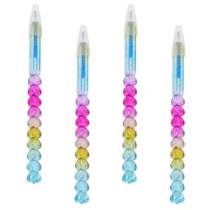 4pcs Drilling Pen Diamond Pen Pick up Diamonds Pen Manicure Nail Pen Gems Picking Pen Rhinestone Picker Dotting Pen Diamond Drill Pen Picking Gems Pencil Nail Art Pen Manicure Pen