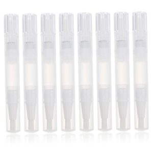 MUSISALY Empty Manicure Pens 8 Pack Lip Gloss Oil Pens Fillable Nail Art Accessories