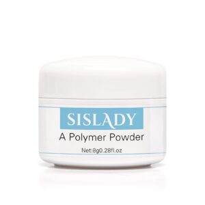 8G Clear Acrylic Powder for Nails DIY Art Design 3D Manicure Extension French Nail Gifts for Women and Girls