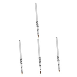 Ipetboom 4 Pcs Nail Art Liner Brushes Creative Manicure Pen Diy Painting Tool Salon Supply Gel Polish Brush