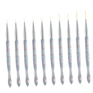 BAZEITFLOW Nail Salons 2pack Nail Art Drawing Pens Fine Tip Easy to Use Nail Art Tools