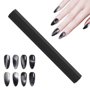 DANNEASY Cat Eye Nail Magnet Tool (Black)>Large Size Nail Art Magnet Stick Cat Eye Magnetic Nail Polish Strong Nail Magnets Wand Cat Eye Gel Nail Polish Magnet for Nails Salon