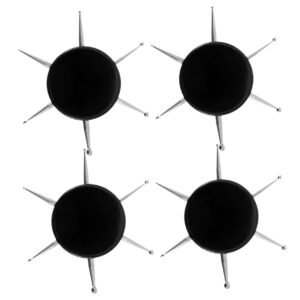 minkissy 4pcs Circular Nail Art Drill Pen Set 6 Sizes Diamond Applicator Pen for Nails Art Dotting Tools Manicure Supplies