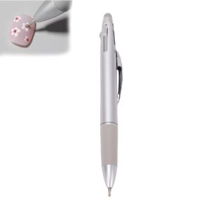 5 in 1 Nail Art Dotting Pen, Nail Dotting Pen Press Type 5 in 1, Professional Nail Art Tool for Beauty Salons and DIY Enthusiasts (1pcs)