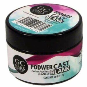 GC Nails Podwer Cast Blank White Acrylic Powder>2 oz