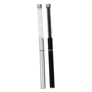 DECOMELODY Nail Art Painting Pens 2 Pcs Seamless Design for Easy Use Essential Manicure Tool