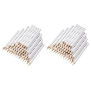 NOLITOY 2sets Rhinestones Picker Nail Art Dotting Pens Nail Art Pencil Gems Pen Manicure Tools Kit 25pcs*2