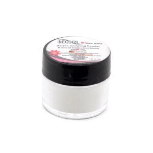 Adoro Decori Acrylic Sculpting Powder Snow White 0.25 oz