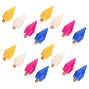 Outanaya 16pcs Dot Pen Crayon Head for Nail Art Wax Pencil Rhinestone Tool Replacement Heads for Manicure Accessories