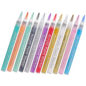 DOITOOL Nail Art Painting Diy Tool 12pcs Nail Graffiti Pen Set Comfort Grip for Precise Detail Work