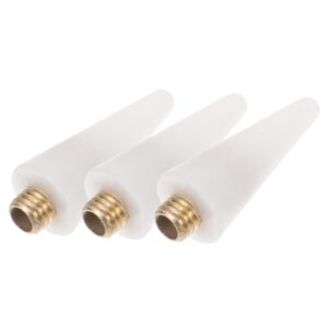 Outanaya Nail Tools for Manicure 3 Pack Acrylic Dotting Pen Tip Nail Point Pen Head for Rhinestone Pen Tool