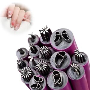 Nail Art Stamp Pen Set,Nail Art Flower Stamping Pen,Nail Art Stamp Pens DIY Nail Art Tools,Nail Art Pens Nail Design Tools for Nail Art>Dotting Tools Nail Art Nail Graffiti for DIY (15 PCS)