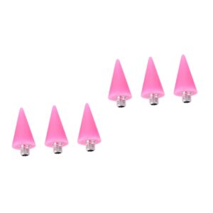 minkissy 2sets Nail Art Pens Fine Tip Rhinestone Tip Diamond Art Drill Pens Point Rhinestones Picker 3pcs*2