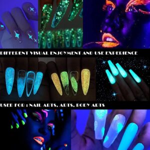 Fluorescent Nail Powde