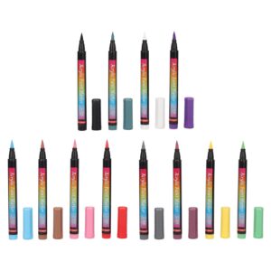 12 Color 3D Nail Art Pens Set>3D Nail Polish Pens Set>Nail Point Graffiti Dotting Liner Pen Sets>Drawing Painting Liner Brush>for DIY Nail Art Beauty Adorn Manicure Tools
