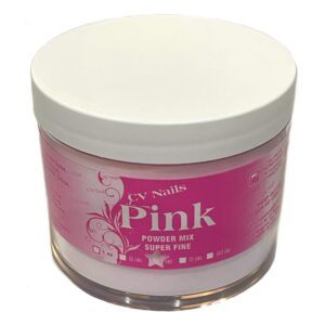 CV Nails 4 oz Light Clear Pink Acrylic Powder Mix Nail Art Powder