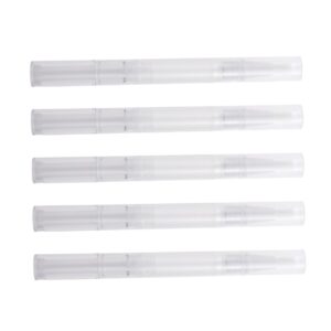 VINTORKY Safe Easy to Use 12pcs Empty Nail Oil Pens 3ml Liquid Tube for Lip Gloss Nail Polish Pliable Pipettes for Quick Filling