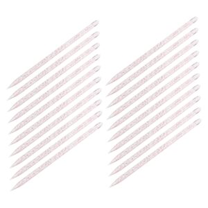 Healeved Nail Art Design Tools 100pcs Manicure Sticks Compact Size Long Handle for Home Salon Use