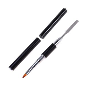FOYTOKI Double-sided Nail Extended Pen Multifunctional Manicure Tool for Nail Art Led for Home Salon Use