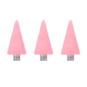 ASAKKURA 3pcs Acrylic Dotting Pen Tip Manicure Pen Point Drill Bit Rhinestone Art Nail Art Tools