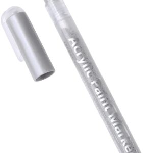 IMGDD Silver Nail Polish Pen>1 PCS Nail Art Pen>Nail Pencil>DIY Drawing Painting Pen>for Nails DIY (Silver>1pcs)