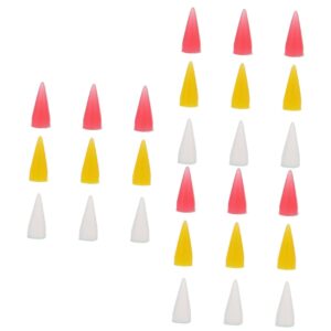 FRCOLOR 3sets Rhinestone Picker Pencil Head Nail Dotting Pen Head Versatile Craft Tool 9pcs*3