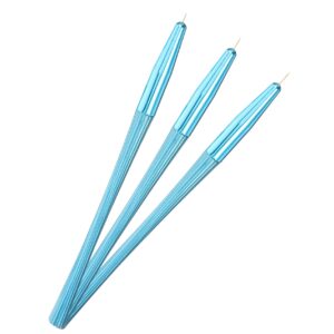 Hemoton 3pcs Nail Art Clier Set Fine Tip Brush Soft Bristles Nail Supplies for Women Nail Tools for Nail Art