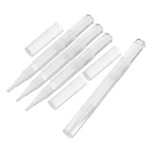 OHPHCALL 4pcs Female Manicure Pens Empty Oil Pens for Cuticle Oil Lip Gloss Nail Art Supplies