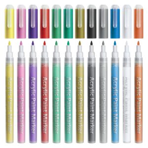 12pcs 3D Nail Art Pens Set>Colorful Nail Art Drawing Pen Nail Art Pens Nail Drawing Pen Nail Art Tool for Nail Art DIY Decoration (12 Colors)