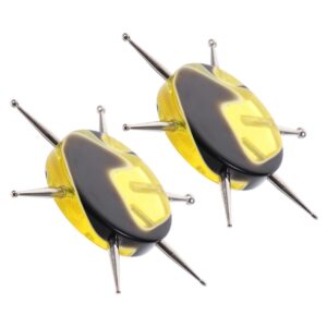 IWOWHERO Ergonomic Nail Tool Set 2pcs Circular Dotting Tools for Nail Polish and Art