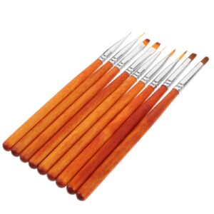Baluue 9pcs Nail Art Liner Pens Nail Drawing Pen Manicure Pen Nail Brush Nail Art Liner Manicure Tools for Women