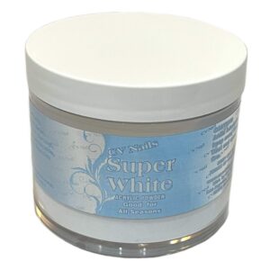 CV Nails 4 oz Super White Acrylic Powder Mix Nail Art Powder