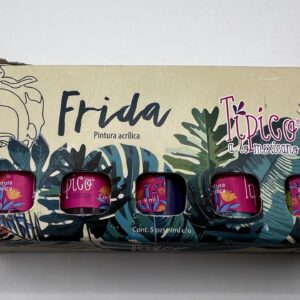 GC NAILS Nail Pinturas Acrilicas Hand Painted>Set of 5>9ml Each