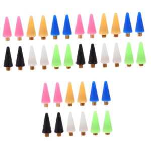 Outanaya 3sets Replacement Nail Picker Pen Wax Nail Art Tool 12-pack Rhinestone Picker Wax Tips 12pcs*3