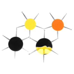 Healeved 4pcs Nail Art Dotting Tools Set Circular Dotting Pens for Women Manicure Nail Art Rhinestones Kit Clay Tools