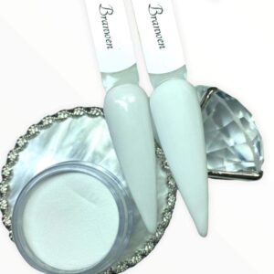 Branwen Dip Powder> White Dip Powder> Nail Art Designs> Manicure or Pedicure Dipping Powder for Home or Salon Use. Dip Powder System> Long Lasting> Cruelty Free. 0.25 Oz Jar