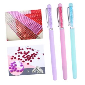 BIUDECO Nail Art Dotting Pen Rhinestones Picker 2pcs Nail Art Tool Set Perfect for Women Manicure and Kit