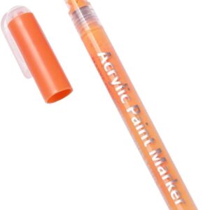 IMGDD Orange Nail Polish Pen>1 PCS Nail Art Pen>Nail Pencil>DIY Drawing Painting Pen>for Nails DIY (Orange>1pcs)