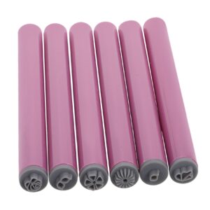 VINTORKY Nail Seal Pen Set Nail Art Stamper Kit Flowers 6pcs Nail Tools for Nail Art Diy Nail Art Graffiti Painting