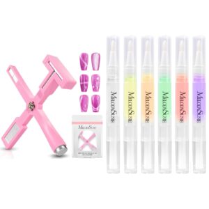 MelodySusie 5 in 1 Nail Magnet MelodySusie 6Pcs Cuticle Oil Pen Set