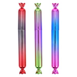 Rhinestone Picker Dotting Pen 3pcs Nail Gems Pen DIY Drills Beads Pearls Gems Stones Applicator Nail Art Equipment (Multi Color) Rhinestone Picker Pen