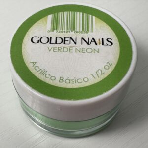 Acrílico Golden Nails Verde Neon