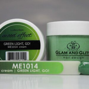 Glam and Glits> Mood Effect Acrylic Powder Collection 1 oz Jar (ME1014 – Green Light Go. Buy 2 Jars (Any color) get 1 Verity Nail Lacquer 0.5 oz FREE)