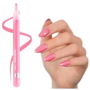 1pc Nail Pens 12 Colors Acrylic Paint Pens Fine Tip Nail Pens for 3D Nail Line Drawing Dotting Floral Design DIY Nail 1ml